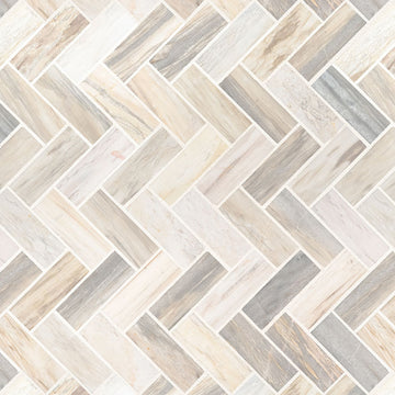Angora Herringbone 1”x3” Mosaic Tile