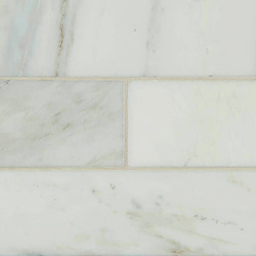 Azulejos de piso y pared de mármol Arabescato Carrara
