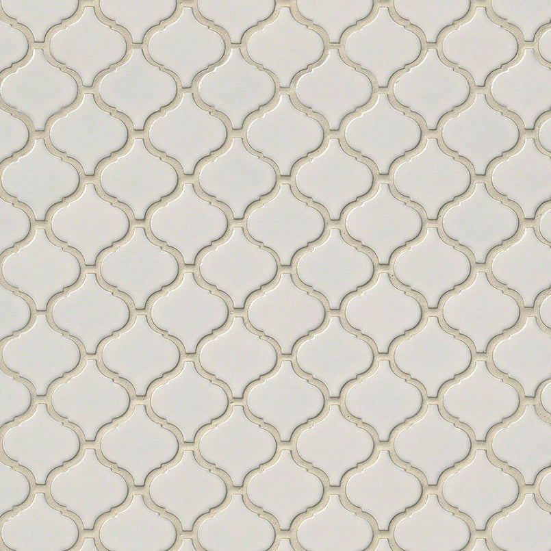 Bianco Arabesque Mosaic Tile