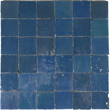 Blue Iris Zellige 2”x2” Square Mosaic Wall Tile
