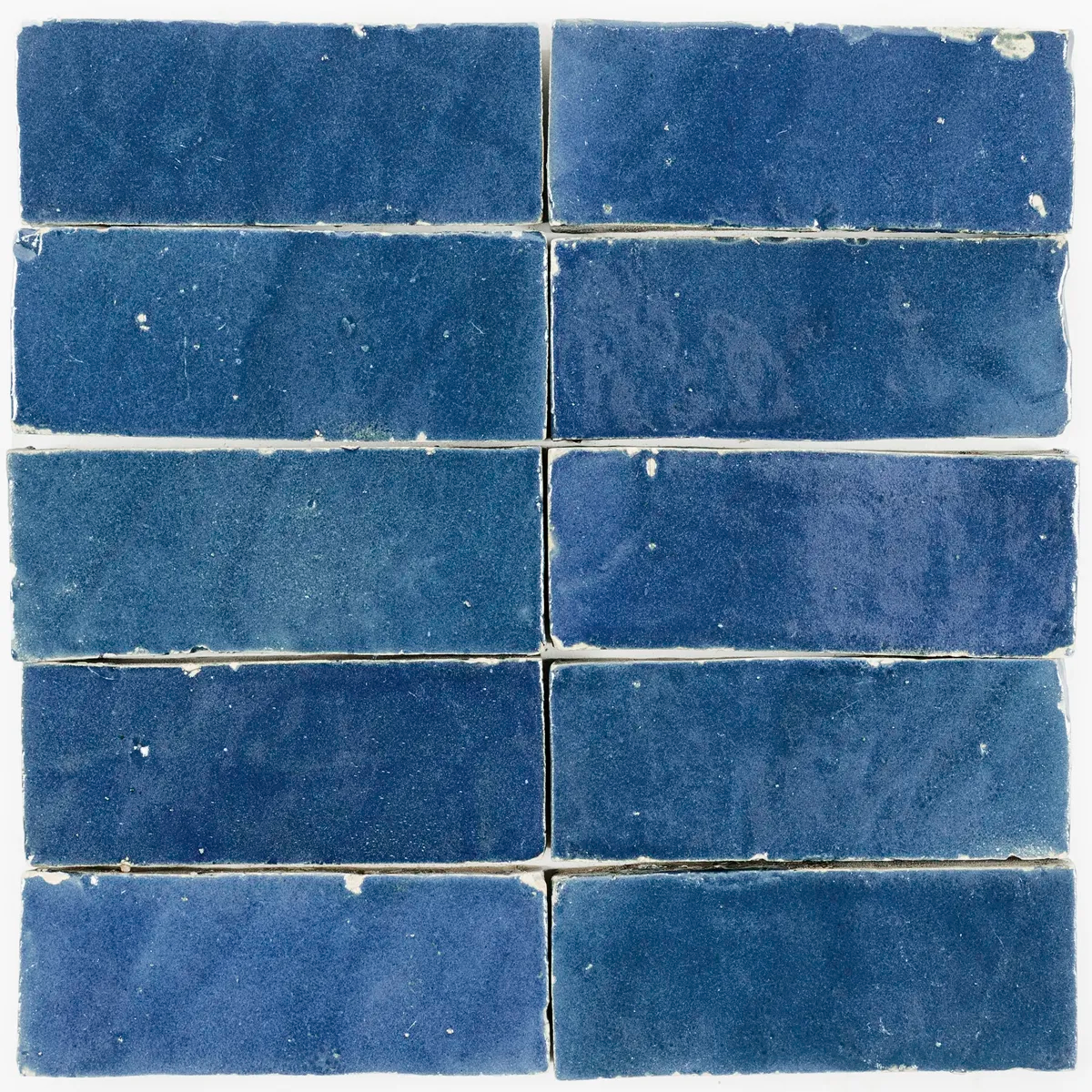 Blue Iris Zellige Ceramic Wall Tile 2x6