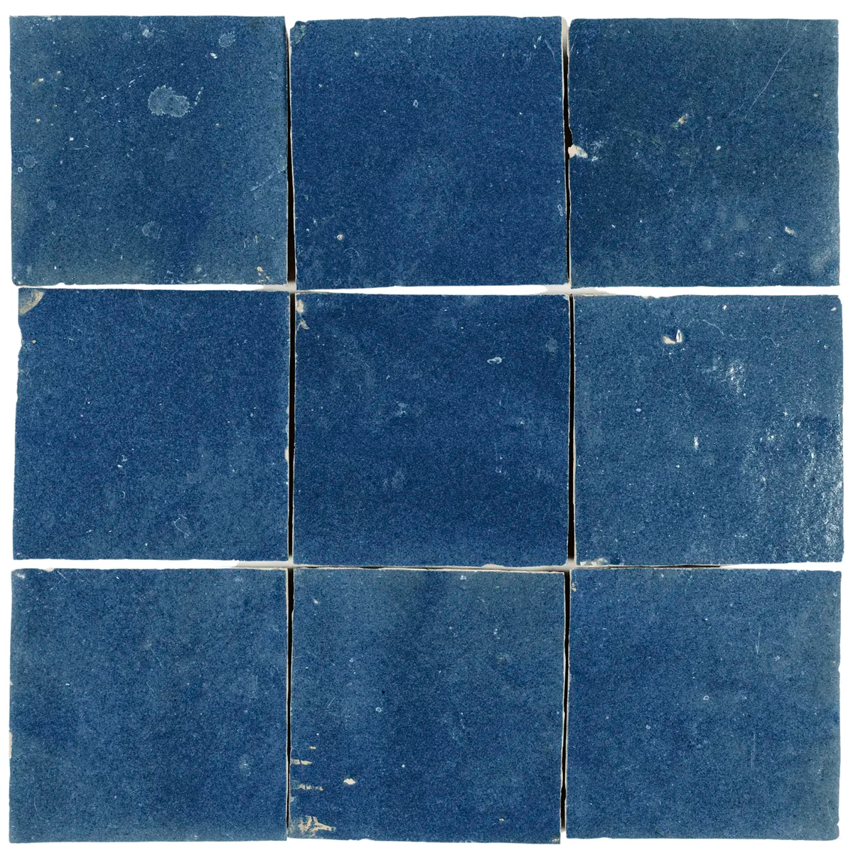 Blue Iris Zellige Ceramic Wall Tile 4x4