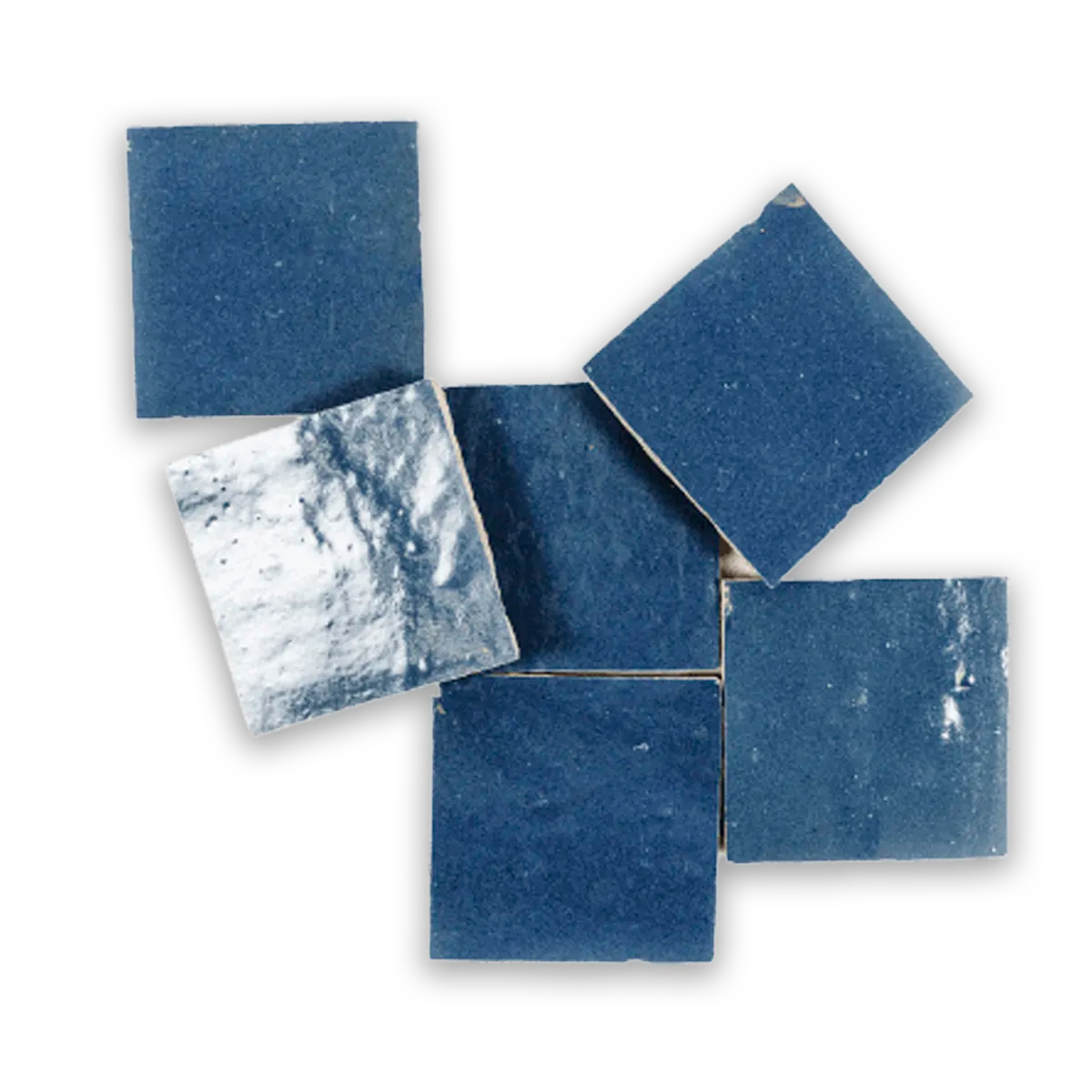 Blue Iris Zellige Ceramic Wall Tile 4x4