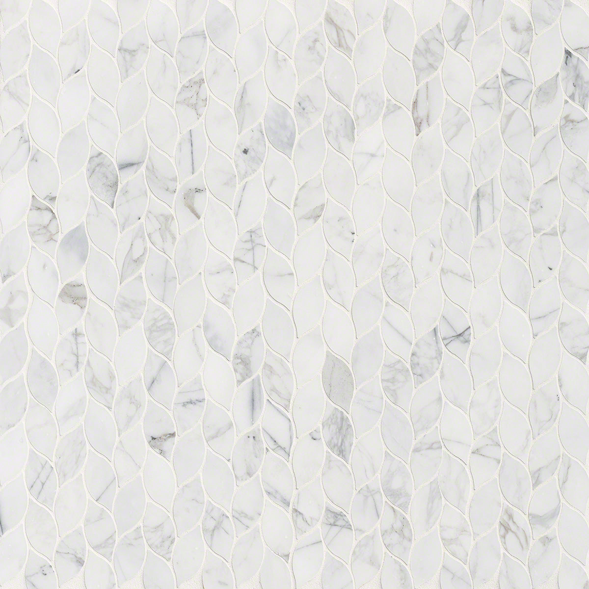 Calacatta Blanco Pattern Polished Mosaic Tile