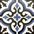 Cosenza Azul Matte Decorative Porcelain  Wall And Floor Tile 9x9"