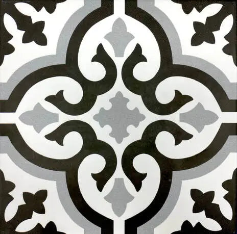 Cosenza Gris Matte Decorative Porcelain Wall And Floor Tile 9x9"