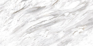 Bianco Carrara Polished  Wall and Floor Tile 24