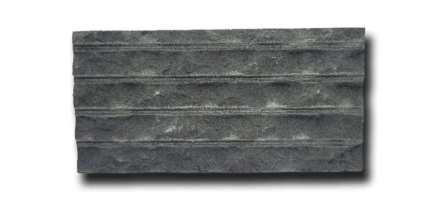 grey basalt 12 24 grooved