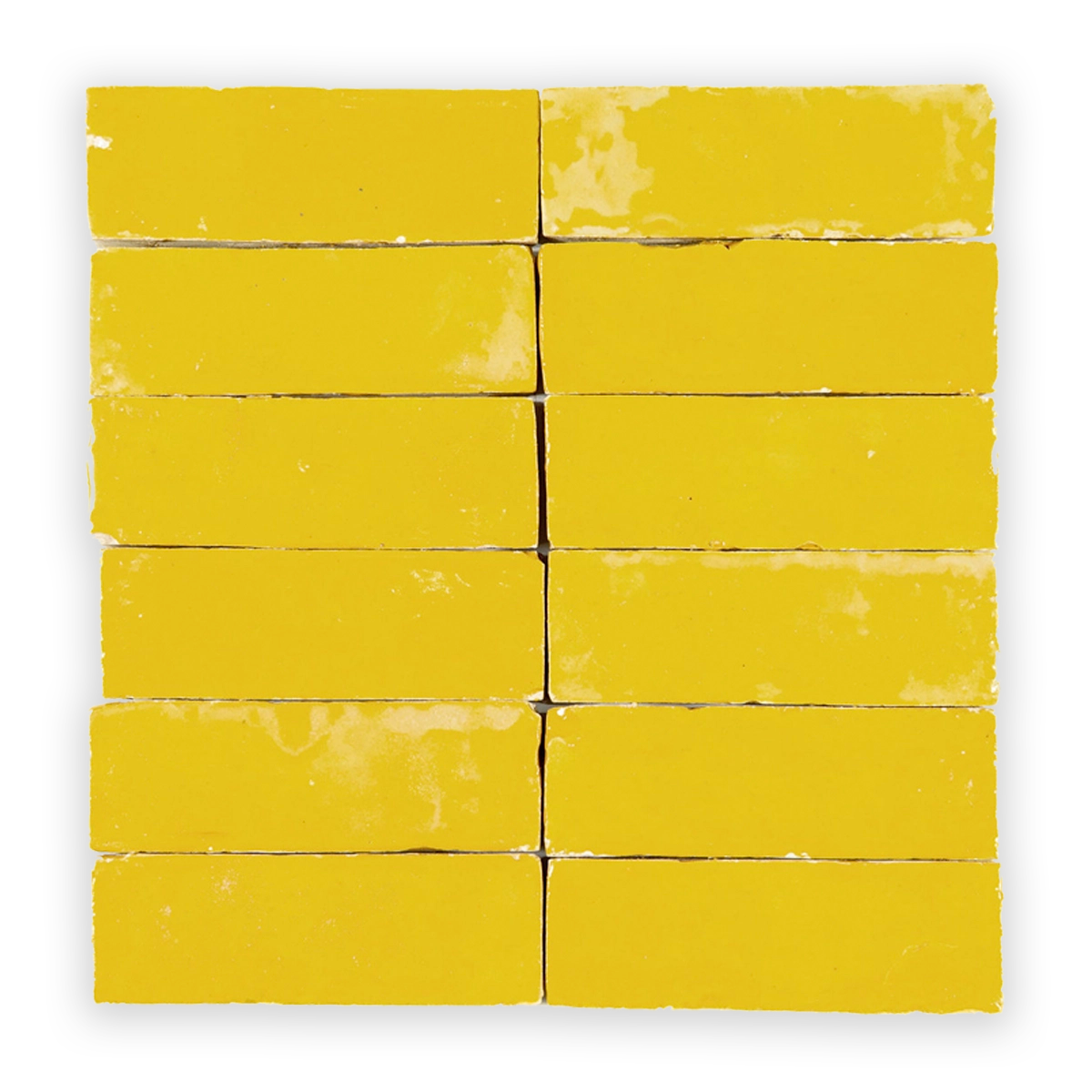 Marigold Zellige Ceramic Wall Tile 2x6