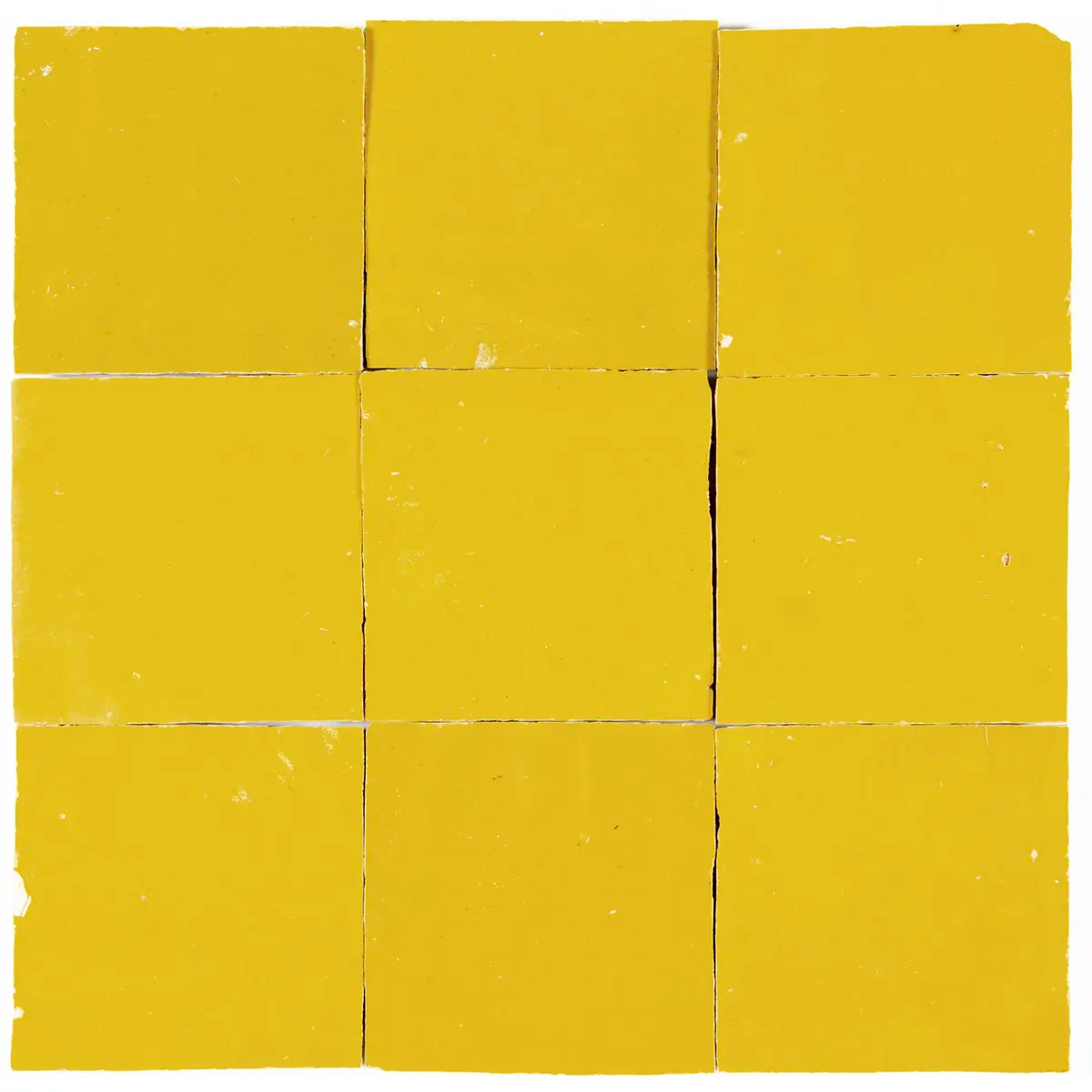 Marigold Zellige Ceramic Wall Tile 4x4
