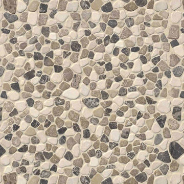 Mix Marble Pebbles Tumbled Tile