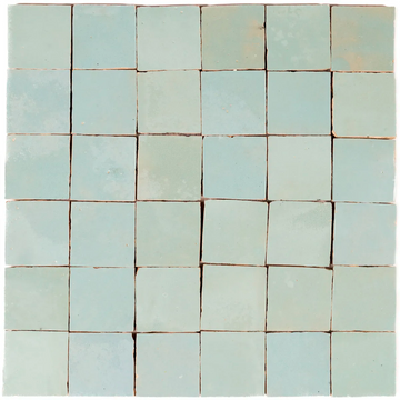 Oasis Zellige 2”x2” Square Mosaic Wall Tile