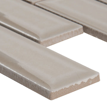 Portico Pearl 2x6 Beveled Ceramic Tile