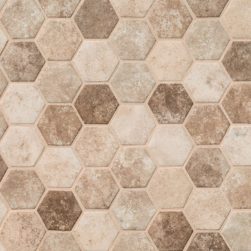 Sandhills Hexagon Wall - Azulejo mosaico contra salpicaduras