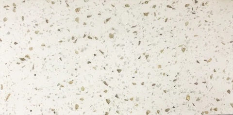 Terrazzo Gold Polished Wall and Floor Tile 6”x12”