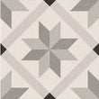 Genova Gris Matte Decorative Porcelain Wall And Floor Tile 9x9"