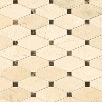 Valencia Blend Elongated Octave Mosaic Tile
