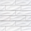 Whisper White Subway Ceramic Wall Tile 4”x12”