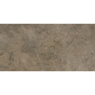 Fossil Brown Limestone Tile 12" X 24" 1/2 Polished