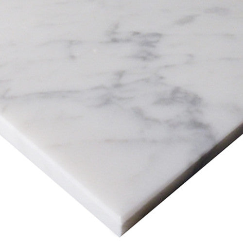 Carrara Italian White Wall and Floor Tile 6x12"