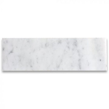 Carrara Italian White Wall and Floor Tile 4x12"