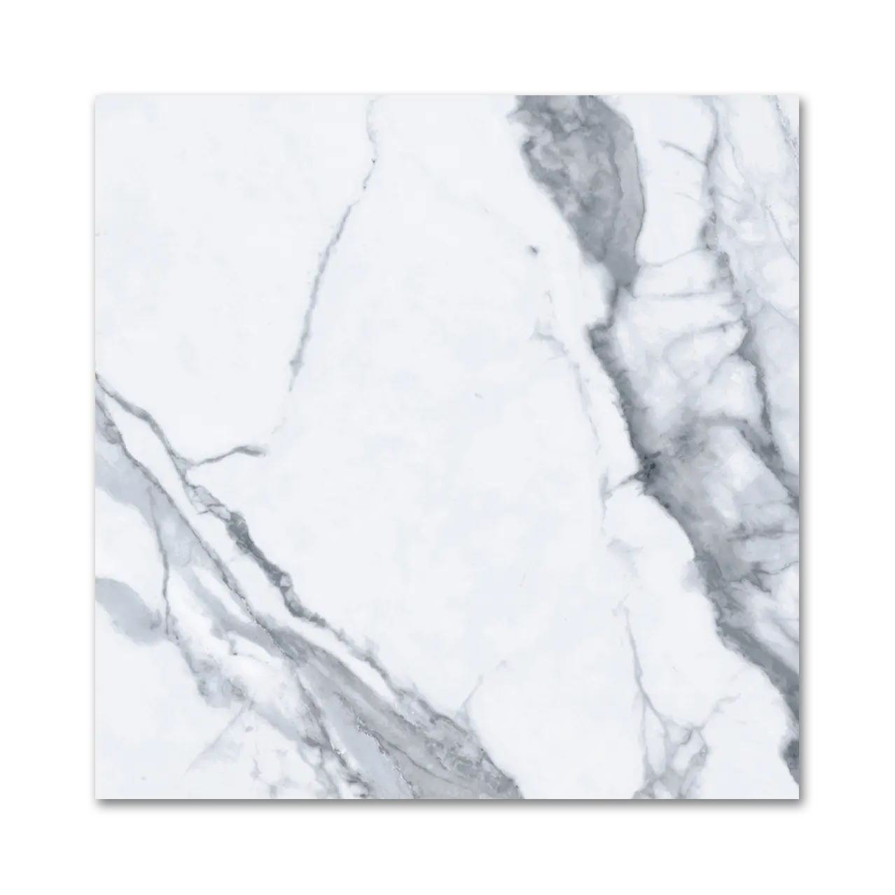 Bianco Venatino Porcelain Wall and Floor Tile 35”x35” Glazed
