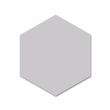 Block 5”X6” Hexagon Matte Porcelain Wall and Floor Tile Gris