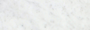 Azulejo de piso y pared de mármol biselado blanco italiano de Carrara 4x12