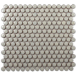 CC Mosaics + 12”x12” Penny Round Porcelain Mosaic Tile Cream