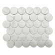 CC Mosaics + 2” Dots 12”x12” Porcelain Mosaic Tile Matte Carrara