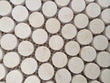 Crema Marfil Polished Penny Round Mosaic Tile