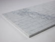 Carrara Italian White Marble Bamboo Textured Wall Tile 12" x 24" - Honed