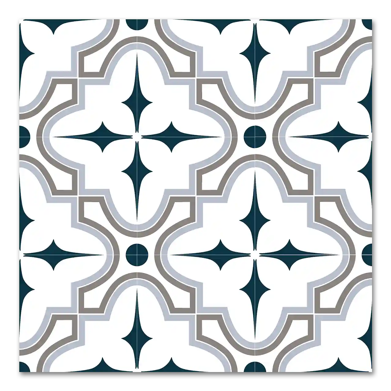 Casablanca Market Blue 8”x8” Wall and Floor Gres Stoneware