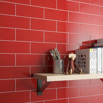 Color Collection Red Pepper Glazed Ceramic Wall Tile