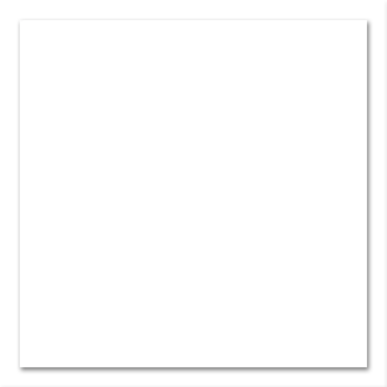 Color Collection White Ice Ceramic Wall Tile 4”x4” Matte
