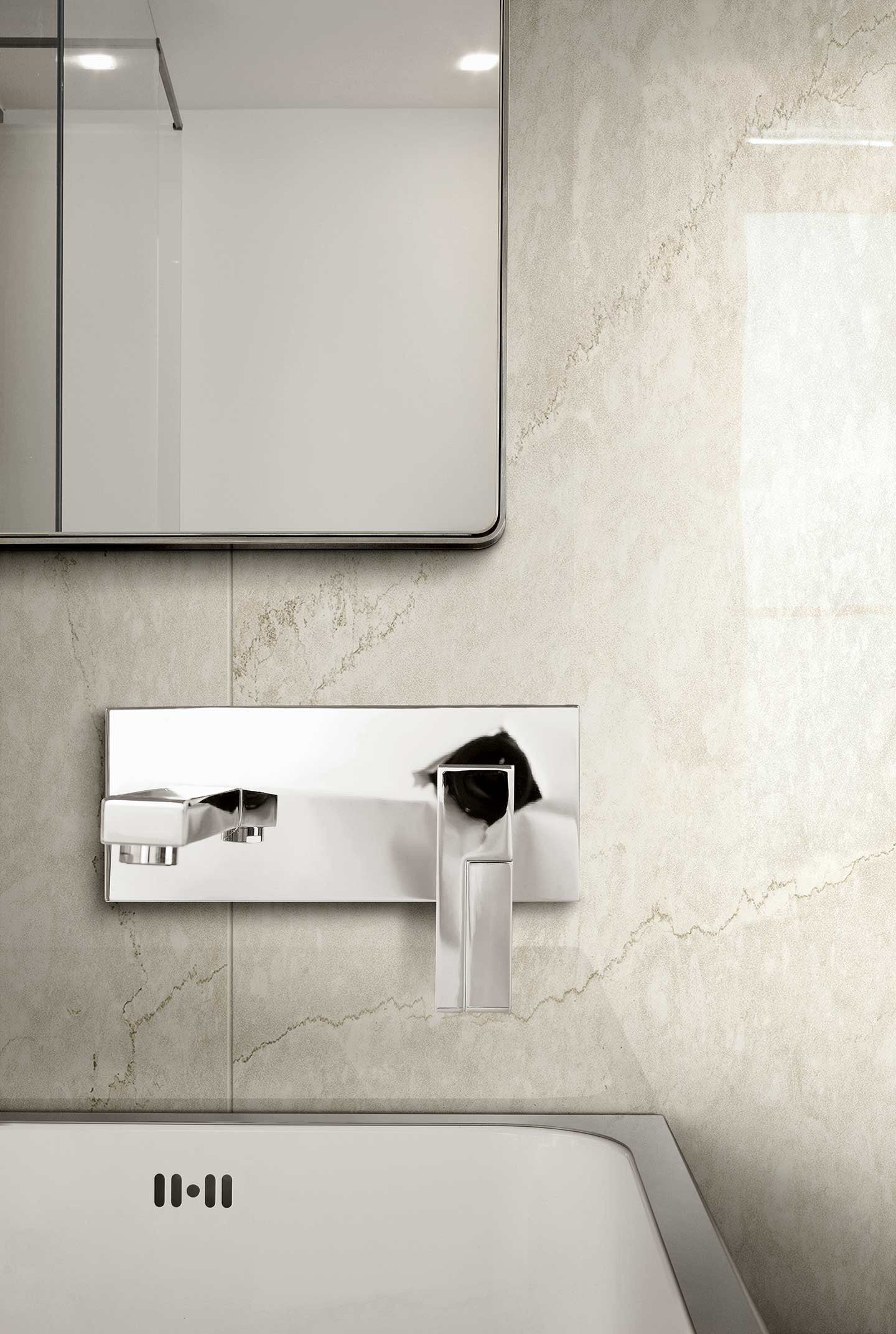 Italian Crema Marble Look Honed Porcelain Floor And Wall Tile  12" x 24"
