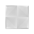 Dimensions Quasar 6”x6” Square White Ceramic Wall Tile Glazed