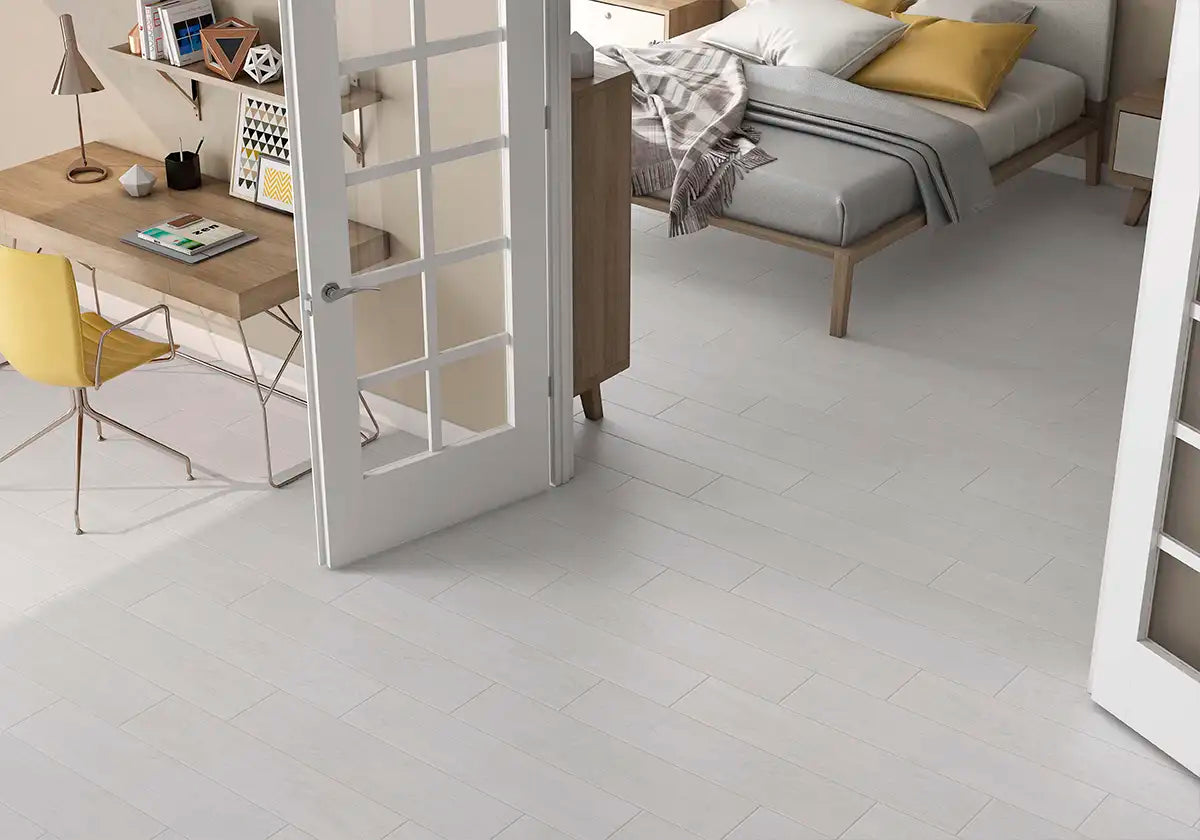Essence 9”x35” Glazed Porcelain Floor Tile Pearl view