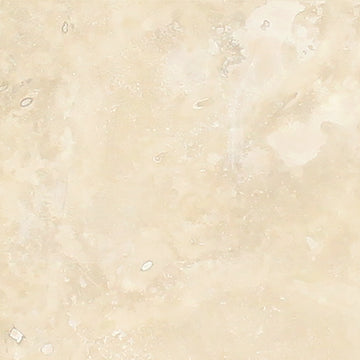 Azulejo para piso y pared con corte de vena pulido y relleno de travertino marfil de 18x18