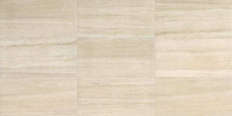 Timeless Travertine Porcelain Floor And Wall Tile - Glossy