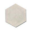 Maiolica 7”x8” Hexagon Ceramic Wall Tile Biscuit