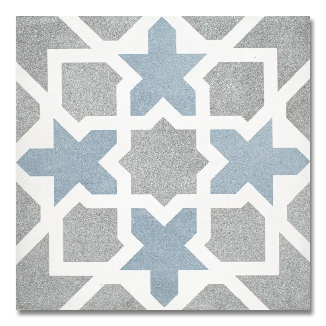 Maiolica Stoneware Floor Tile Pattern Tender Grey