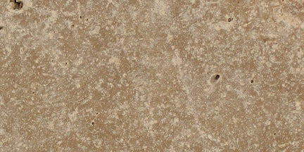 Noce Travertine Honed Beveled Floor Tile 3x6"