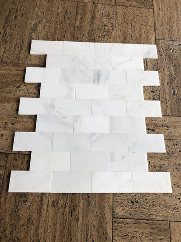 Oriental White Wall and Floor Tile 3x6"