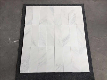 Oriental White Wall and Floor Tile 4x12"