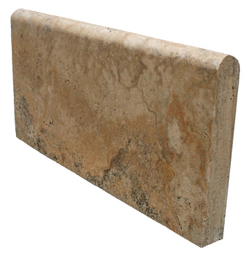 Scabos Travertine Honed Exterior Pool Coping 12X24" 1 1/4"