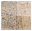 Scabos Veincut Travertine Paver 6X6 1 1/4 Tumbled