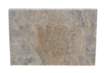 Silver Travertine Tumbled Exterior Pool Coping  16X24" 2"