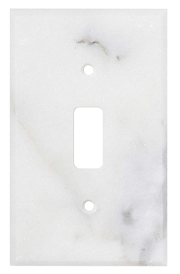 Calacatta Gold Marble  2 3/4 x 4 1/2 Switch Plate 1-TOGGLE Wall Cover