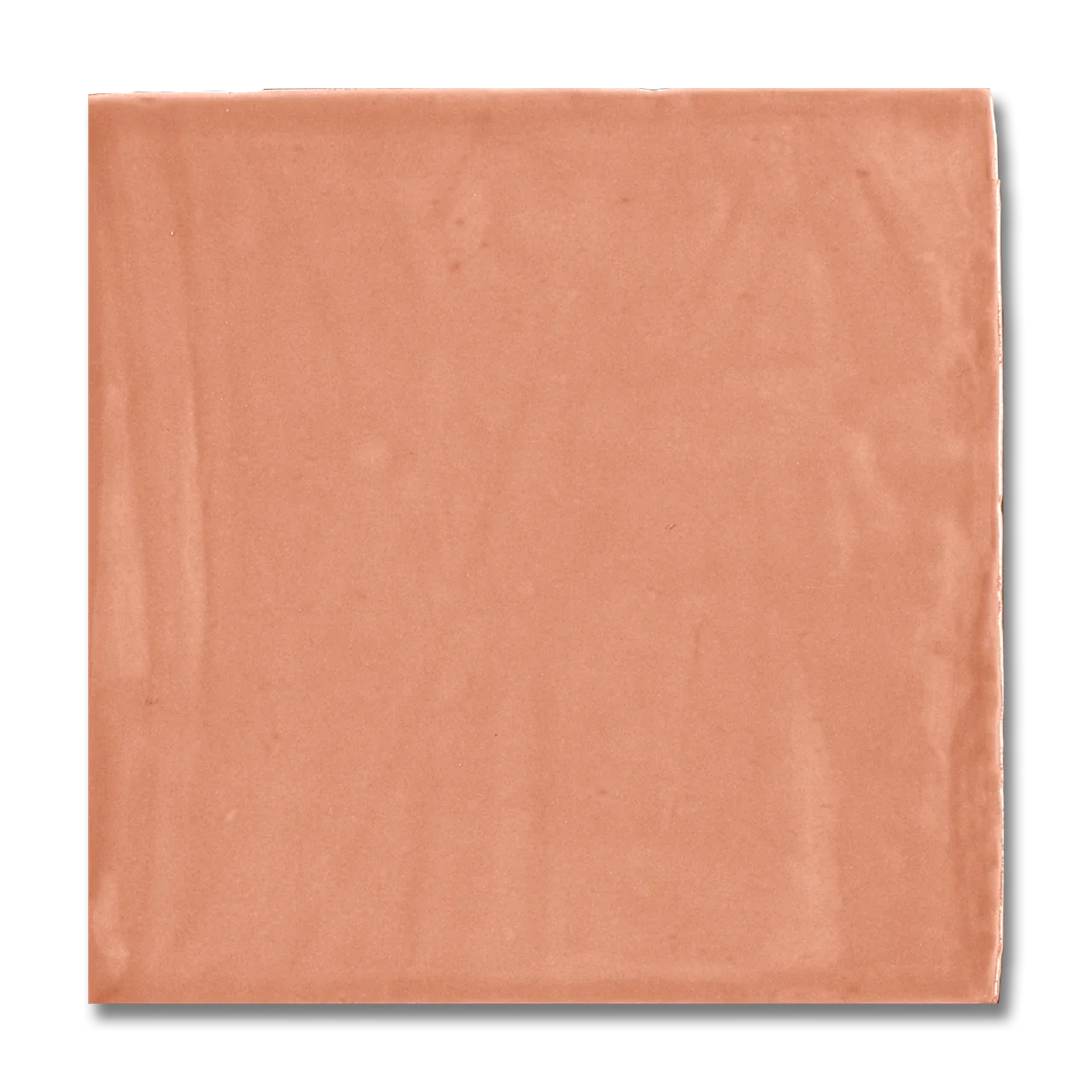 St. Topez Glazed Ceramic Wall Tile 5”x5” Coral